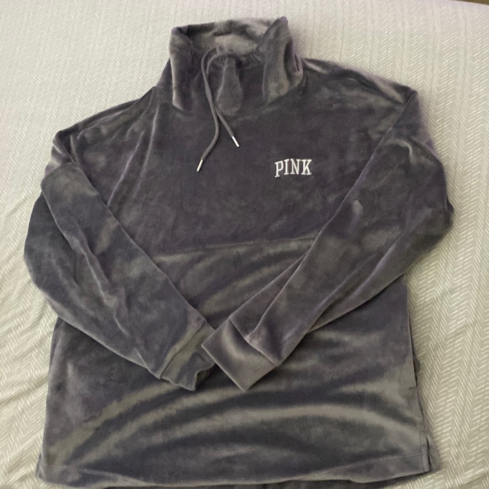 womens brand pink velvet soft jacket perfect for winter size xs runs big
